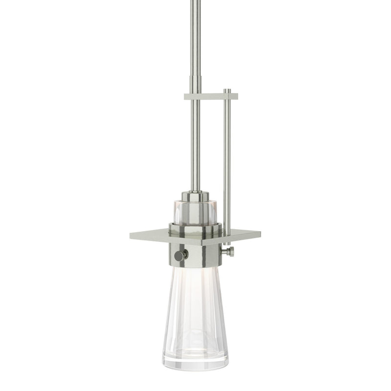 Hubbardton Forge 187150-SKT-MULT-85-ZM0349 One Light Mini Pendant, Sterling