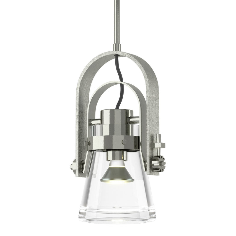 Hubbardton Forge 187200-SKT-MULT-85-ZM0467 One Light Mini Pendant, Sterling