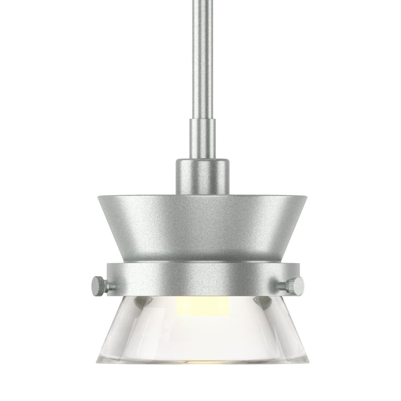 Hubbardton Forge 187250-SKT-MULT-82-ZM0378 One Light Mini Pendant, Vintage Platinum