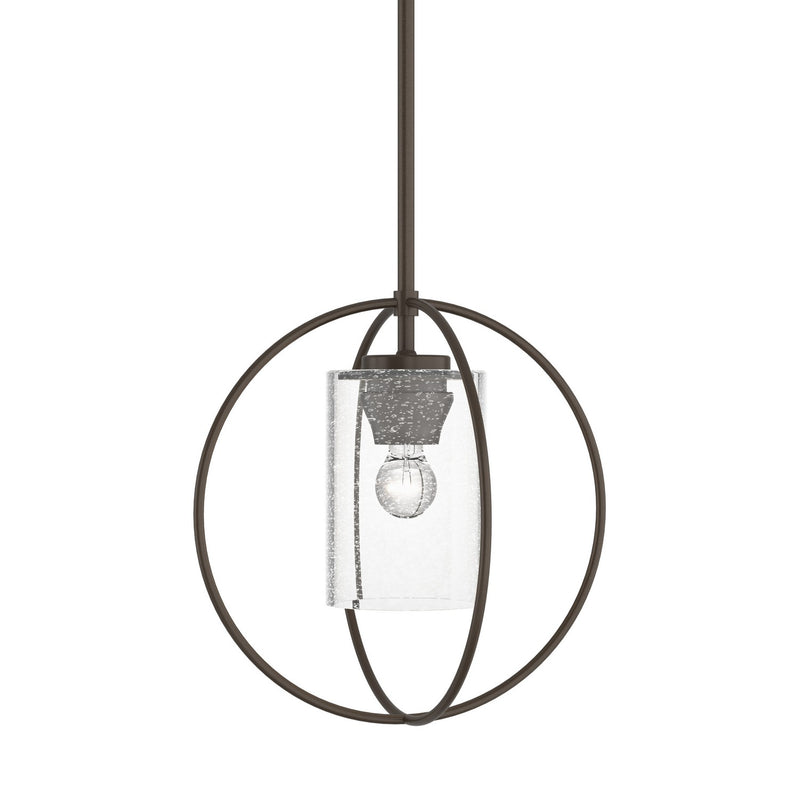 Hubbardton Forge 187440-SKT-MULT-05-II0160 One Light Mini Pendant, Bronze