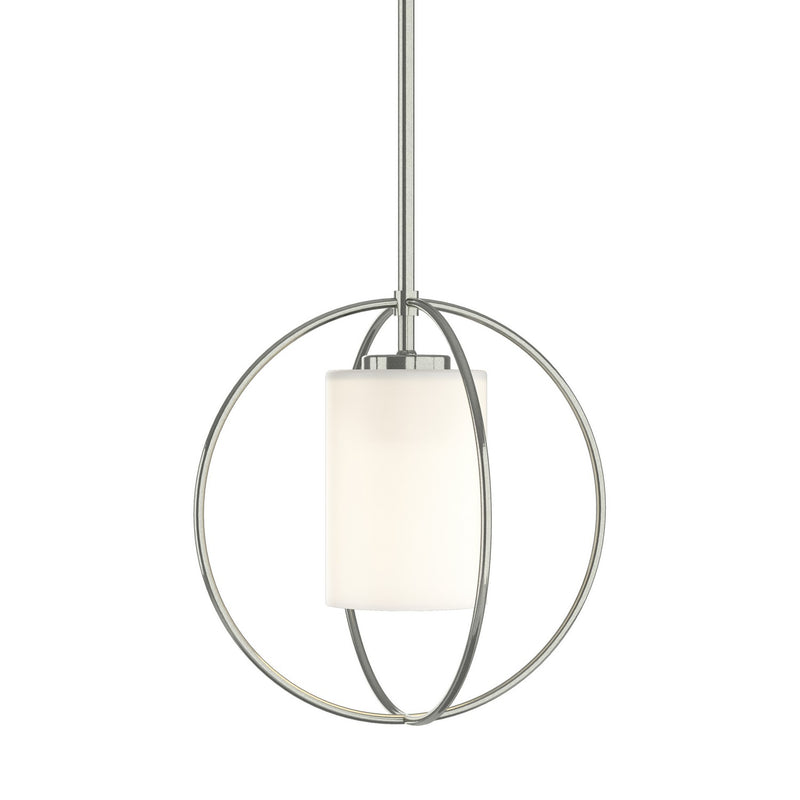 Hubbardton Forge 187440-SKT-MULT-85-GG0160 One Light Mini Pendant, Sterling