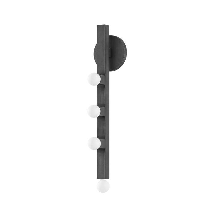 Mitzi H823104-GRA Four Light Wall Sconce, Graphite