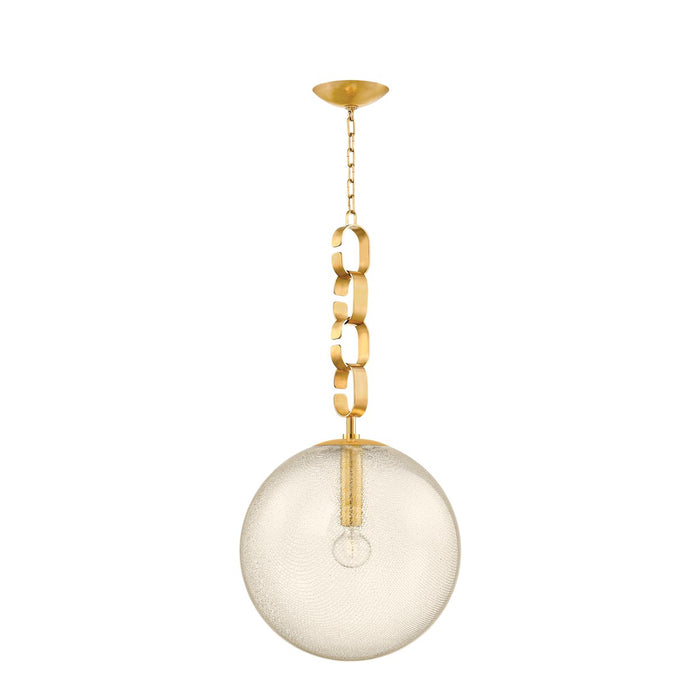 Corbett Lighting 374-18-VB One Light Pendant, Vintage Brass