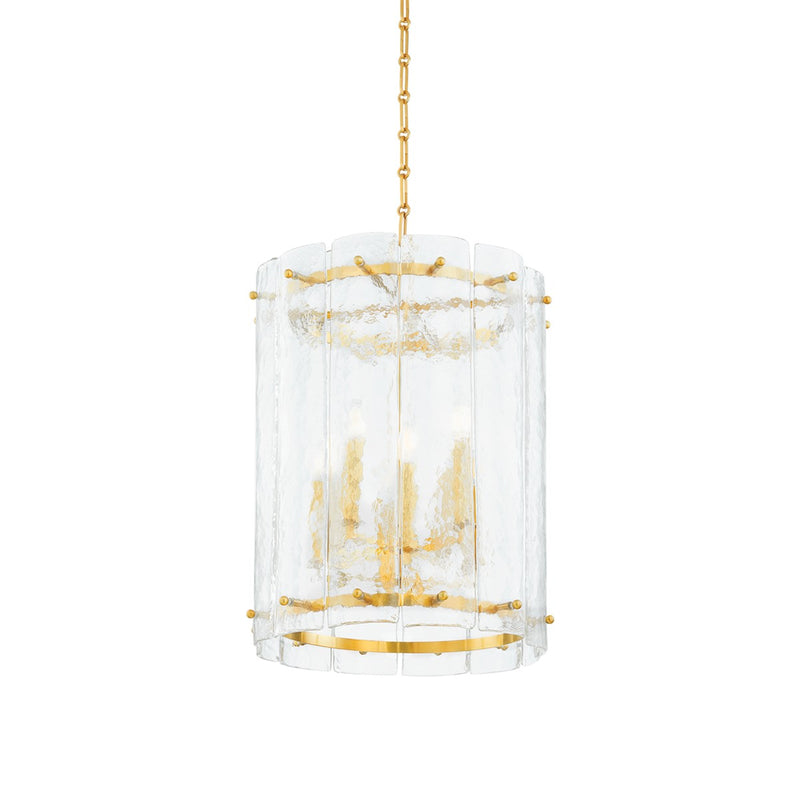 Corbett Lighting 375-20-VPB Eight Light Lantern, Vintage Polished Brass