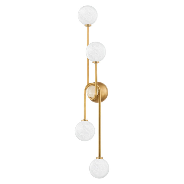 Corbett Lighting 378-04-VB LED Wall Sconce, Vintage Brass