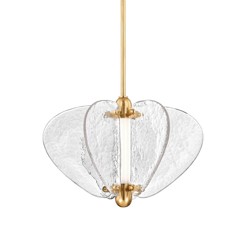 Corbett Lighting 380-20-VB LED Pendant, Vintage Brass