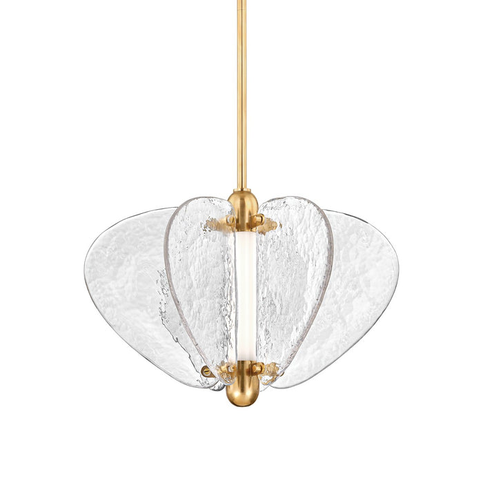 Corbett Lighting 380-20-VB LED Pendant, Vintage Brass