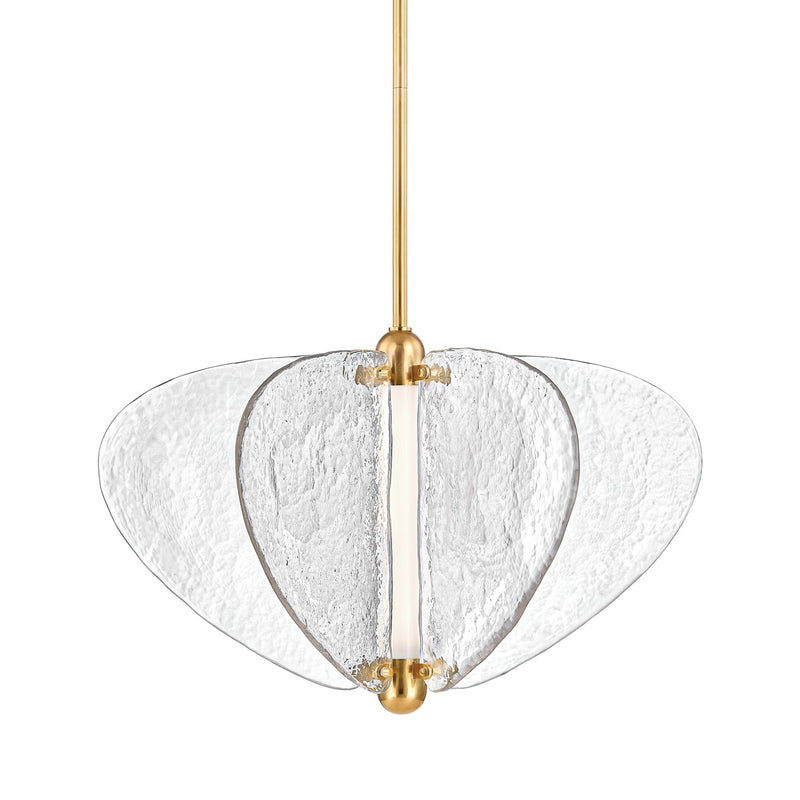 Corbett Lighting 380-30-VB LED Pendant, Vintage Brass