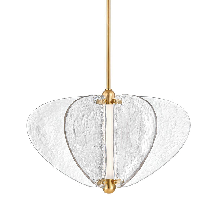 Corbett Lighting 380-30-VB LED Pendant, Vintage Brass