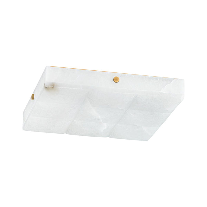 Corbett Lighting 469-15-VB LED Flush Mount, Vintage Brass