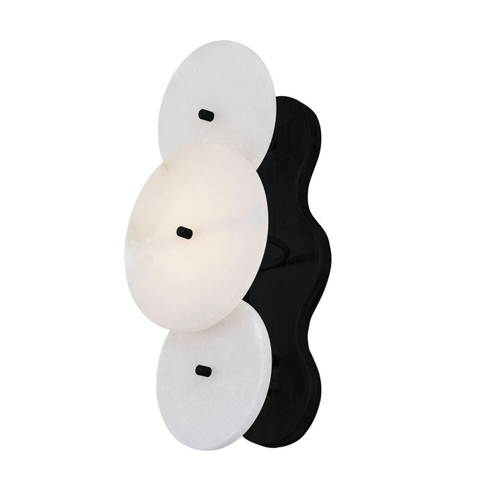 Varaluz 370W01MB One Light Wall Sconce, Matte Black
