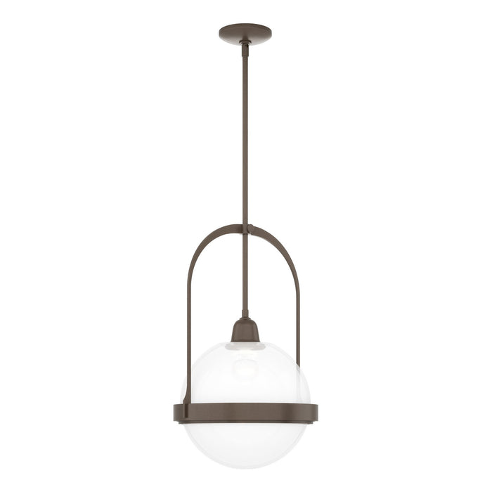Hubbardton Forge 187460-SKT-MULT-05-WF0605 One Light Mini Pendant, Bronze