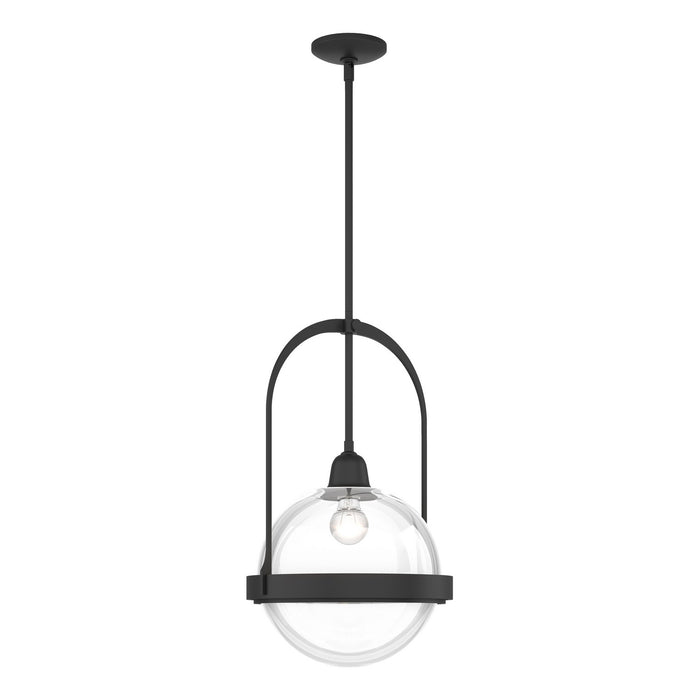Hubbardton Forge 187460-SKT-MULT-10-ZM0605 One Light Mini Pendant, Black