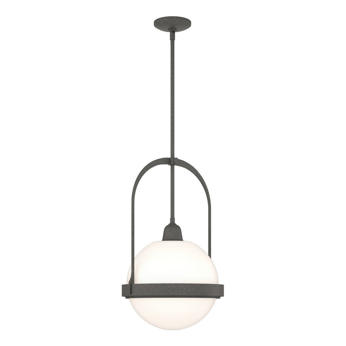 Hubbardton Forge 187460-SKT-MULT-20-GG0605 One Light Mini Pendant, Natural Iron