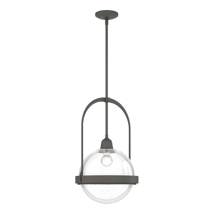 Hubbardton Forge 187460-SKT-MULT-20-ZM0605 One Light Mini Pendant, Natural Iron