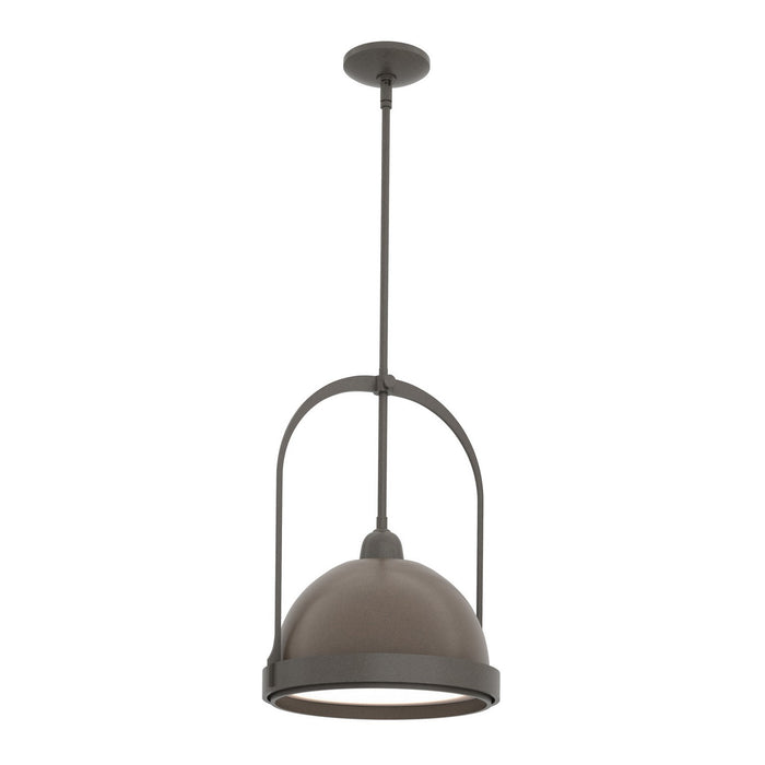Hubbardton Forge 187462-SKT-MULT-07-05 One Light Mini Pendant, Dark Smoke