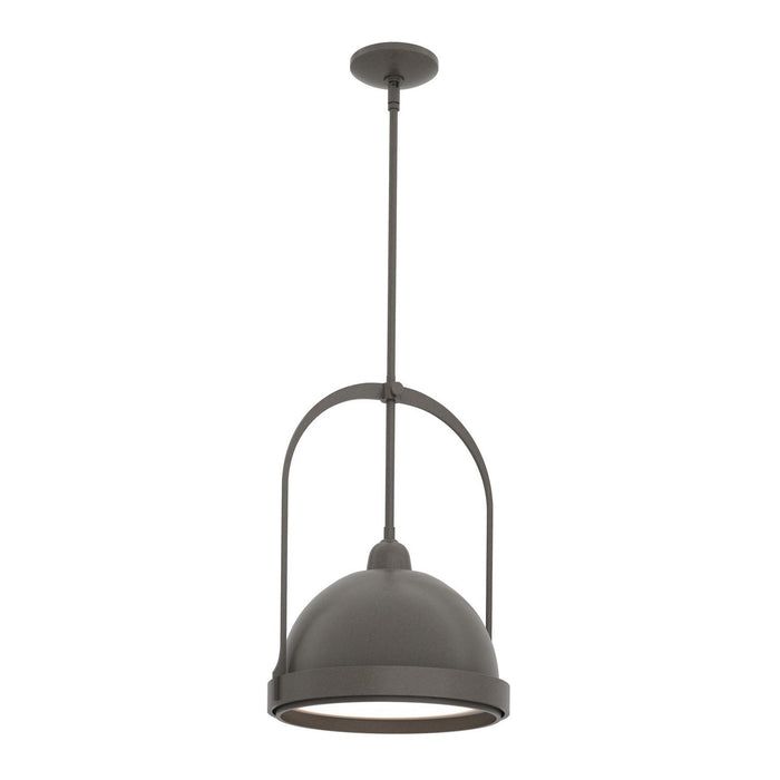 Hubbardton Forge 187462-SKT-MULT-07-07 One Light Mini Pendant, Dark Smoke