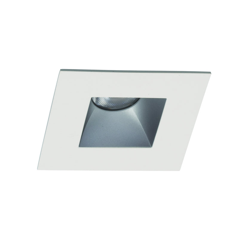 W.A.C. Lighting R1BSD-08-N927-HZWT LED Open Reflector Trim with Light Engine and New Construction or Remodel Housing, Haze/White