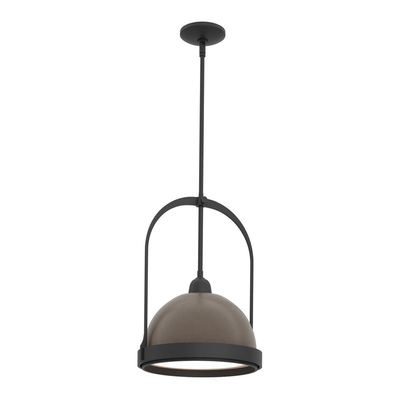 Hubbardton Forge 187462-SKT-MULT-10-10 One Light Mini Pendant, Black
