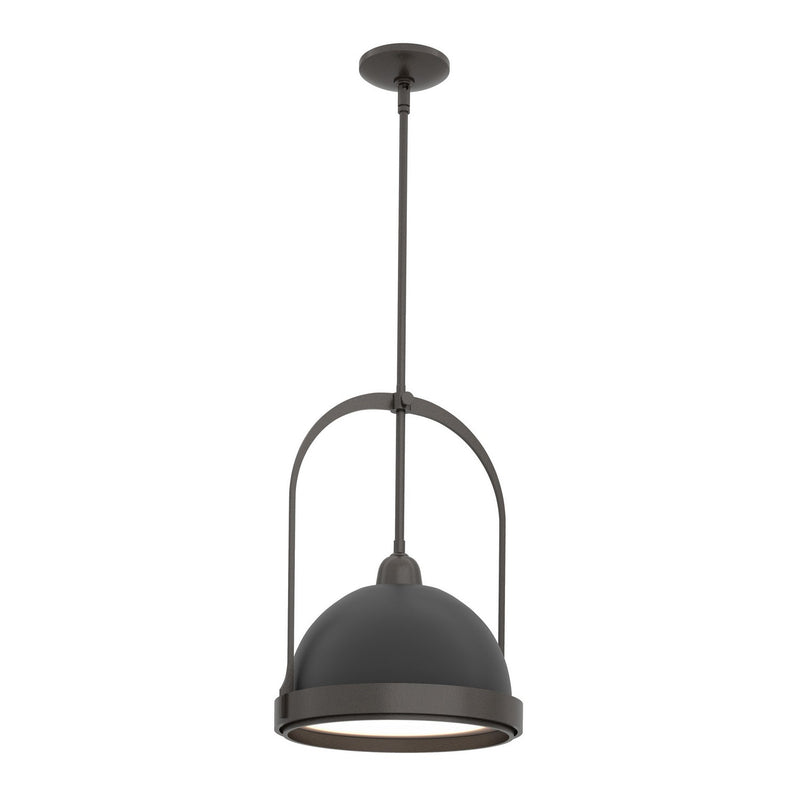 Hubbardton Forge 187462-SKT-MULT-14-10 One Light Mini Pendant, Oil Rubbed Bronze