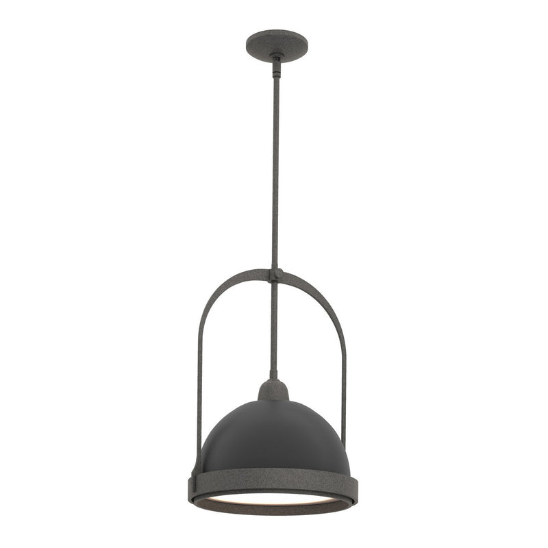Hubbardton Forge 187462-SKT-MULT-20-10 One Light Mini Pendant, Natural Iron