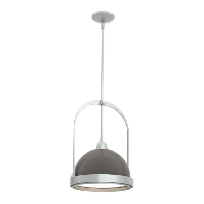 Hubbardton Forge 187462-SKT-MULT-82-07 One Light Mini Pendant, Vintage Platinum