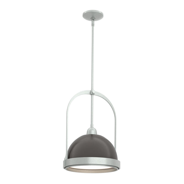 Hubbardton Forge 187462-SKT-MULT-82-14 One Light Mini Pendant, Vintage Platinum