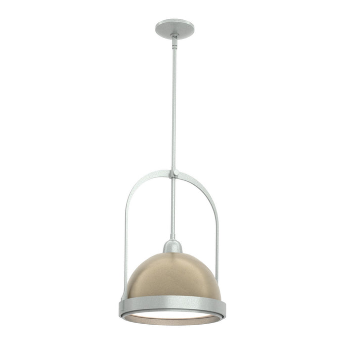 Hubbardton Forge 187462-SKT-MULT-82-84 One Light Mini Pendant, Vintage Platinum