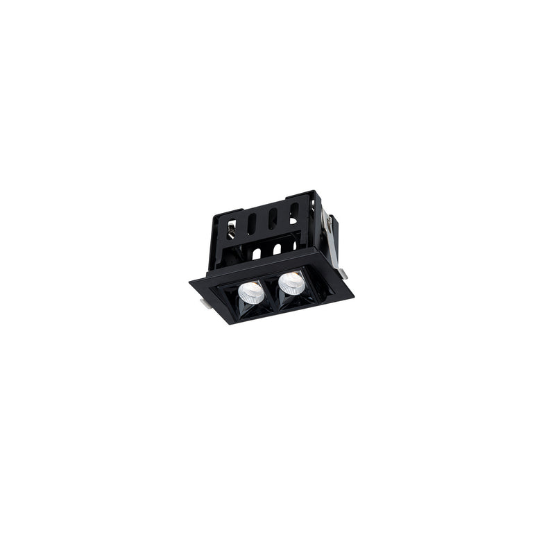 W.A.C. Lighting R1GAT02-F927-BKBK LED Adjustable Trim, Black/Black