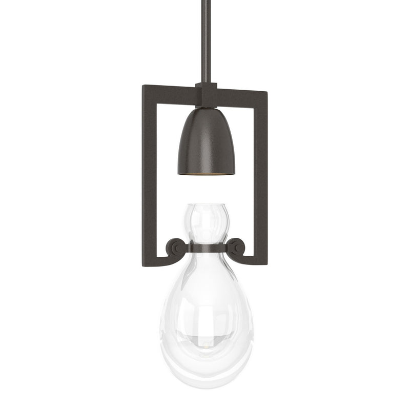 Hubbardton Forge 187520-SKT-MULT-14-ZM0572 One Light Mini Pendant, Oil Rubbed Bronze
