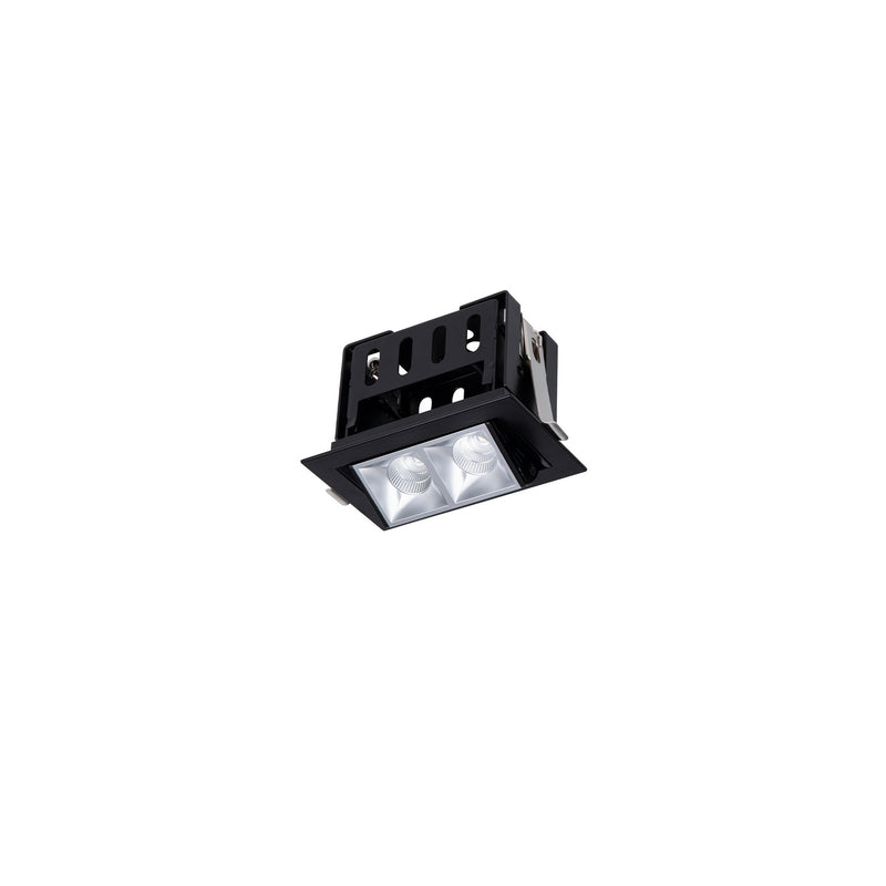 W.A.C. Lighting R1GAT02-N927-HZBK LED Adjustable Trim, Haze/Black