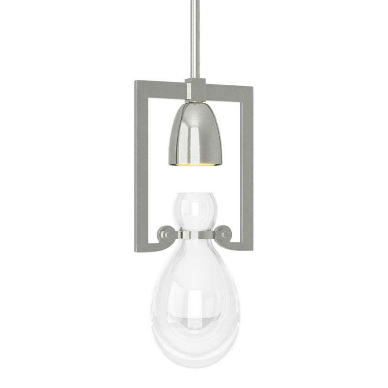 Hubbardton Forge 187520-SKT-MULT-85-ZM0572 One Light Mini Pendant, Sterling