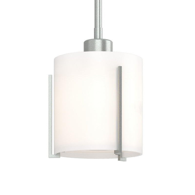 Hubbardton Forge 187650-SKT-MULT-82-GG0140 One Light Mini Pendant, Vintage Platinum