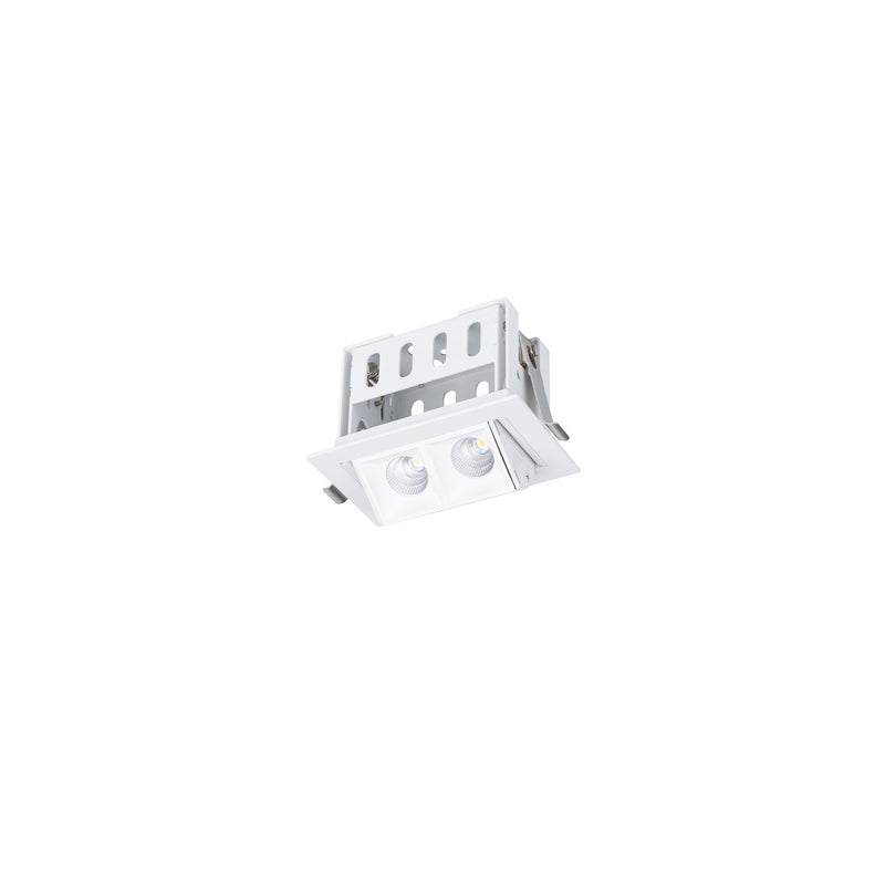 W.A.C. Lighting R1GAT02-N940-WTWT LED Adjustable Trim, White/White