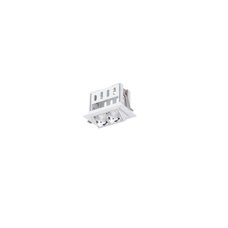 W.A.C. Lighting R1GAT02-S927-CHWT LED Adjustable Trim, Chrome/White