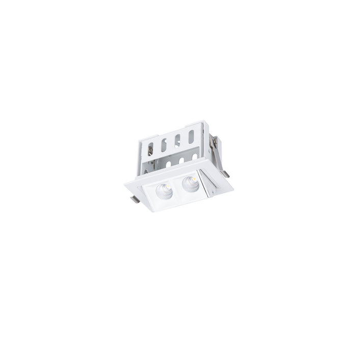 W.A.C. Lighting R1GAT02-S935-WTWT LED Adjustable Trim, White/White