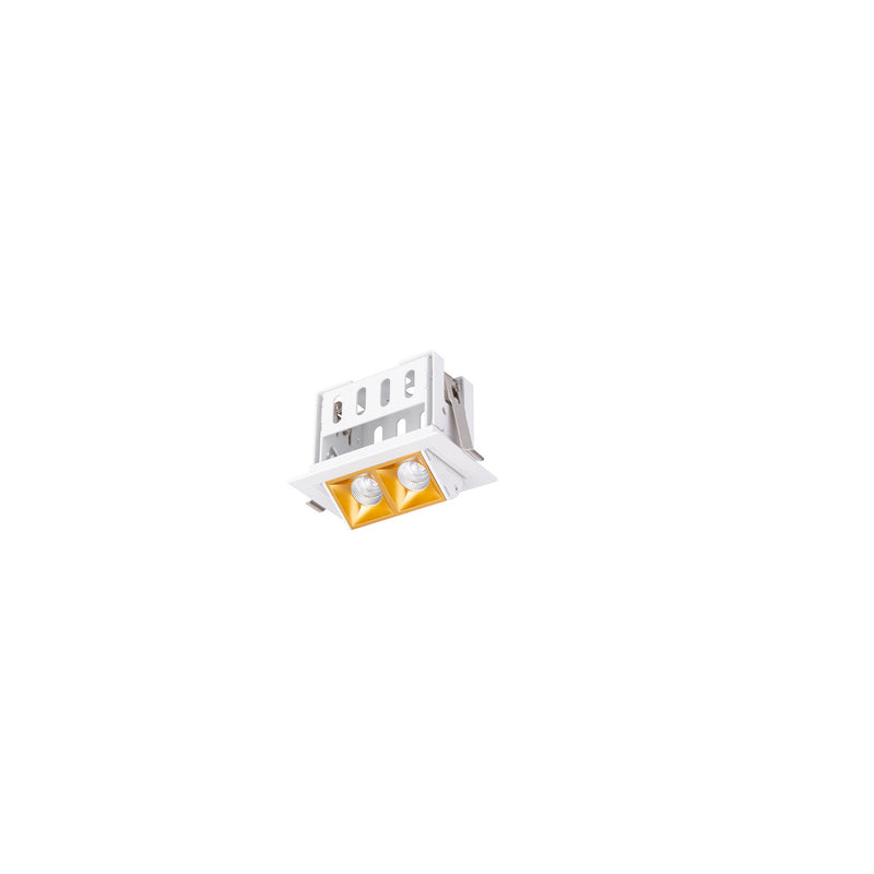W.A.C. Lighting R1GAT02-S940-GLWT LED Adjustable Trim, Gold/White