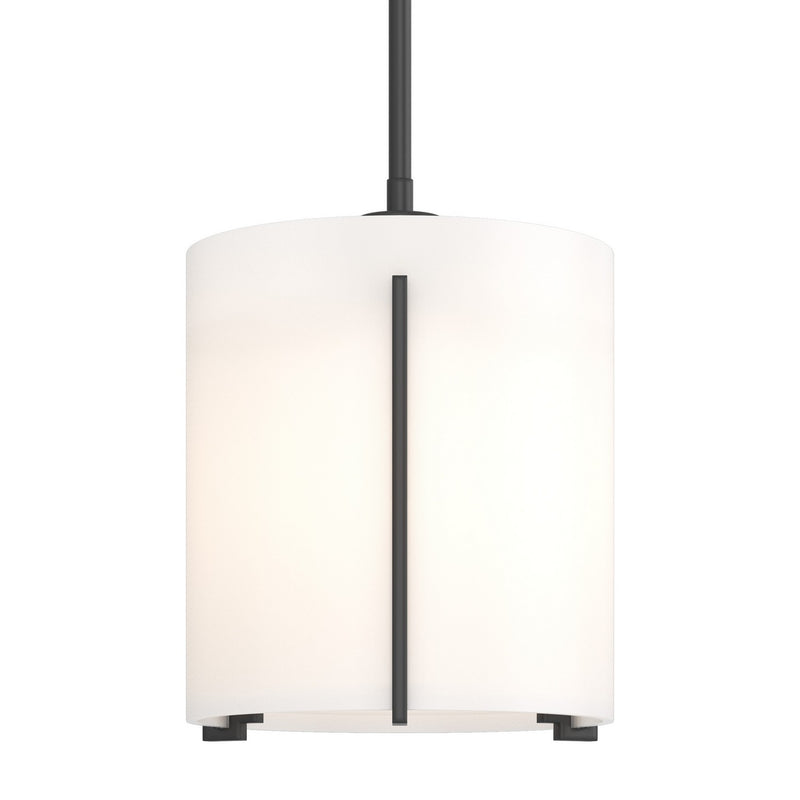 Hubbardton Forge 187660-SKT-MULT-10-GG0137 One Light Mini Pendant, Black