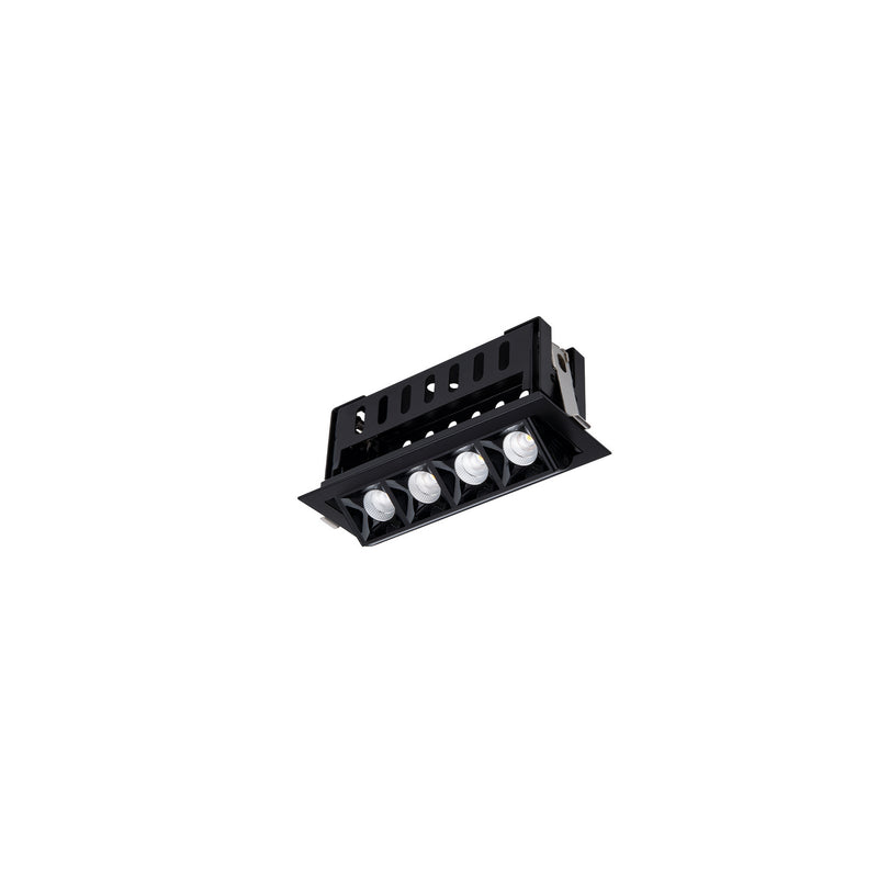 W.A.C. Lighting R1GAT04-F935-BKBK LED Adjustable Trim, Black/Black