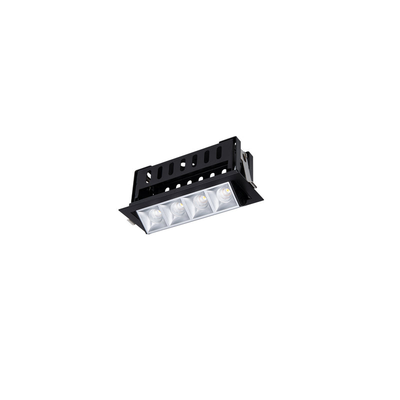 W.A.C. Lighting R1GAT04-F935-HZBK LED Adjustable Trim, Haze/Black