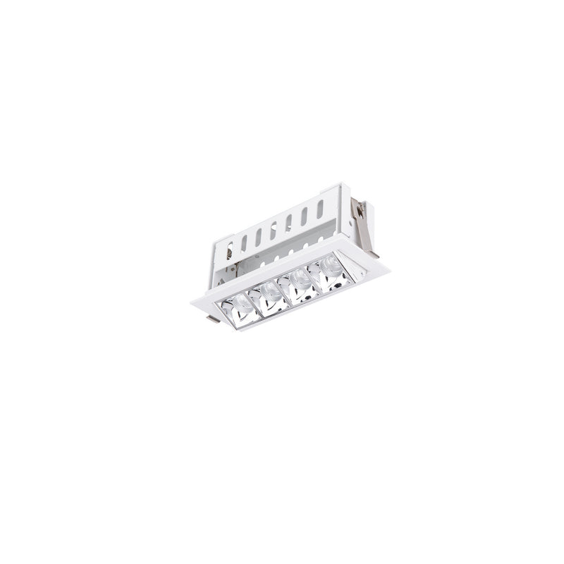W.A.C. Lighting R1GAT04-N930-CHWT LED Adjustable Trim, Chrome/White