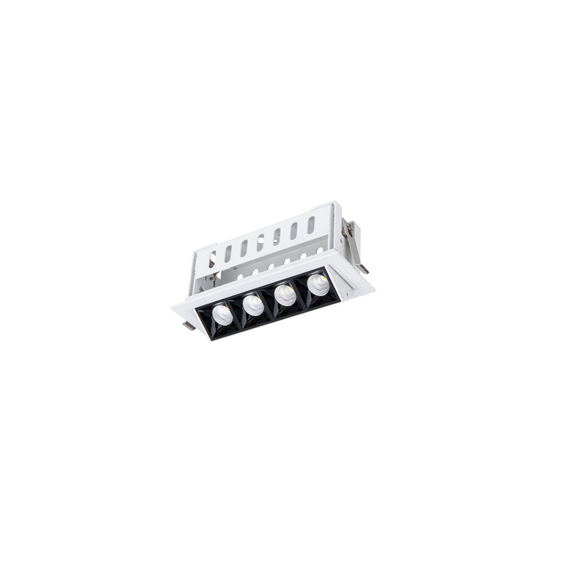 W.A.C. Lighting R1GAT04-S930-BKWT LED Adjustable Trim, Black/White