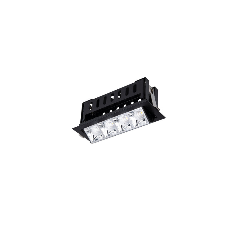 W.A.C. Lighting R1GAT04-S940-CHBK LED Adjustable Trim, Chrome/Black