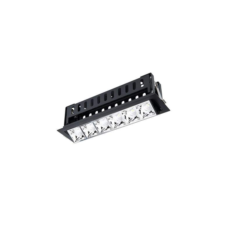 W.A.C. Lighting R1GAT06-F935-CHBK LED Adjustable Trim, Chrome/Black