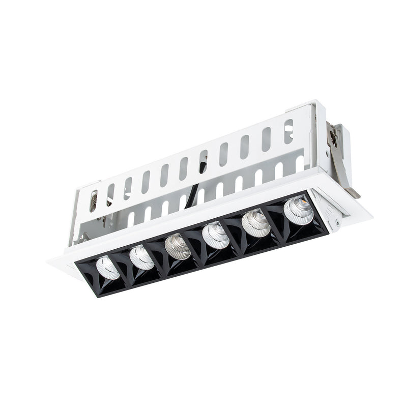 W.A.C. Lighting R1GAT06-N930-BKWT LED Adjustable Trim, Black/White