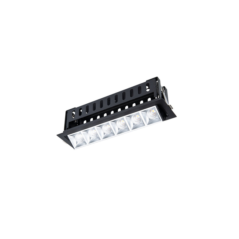 W.A.C. Lighting R1GAT06-S935-HZBK LED Adjustable Trim, Haze/Black