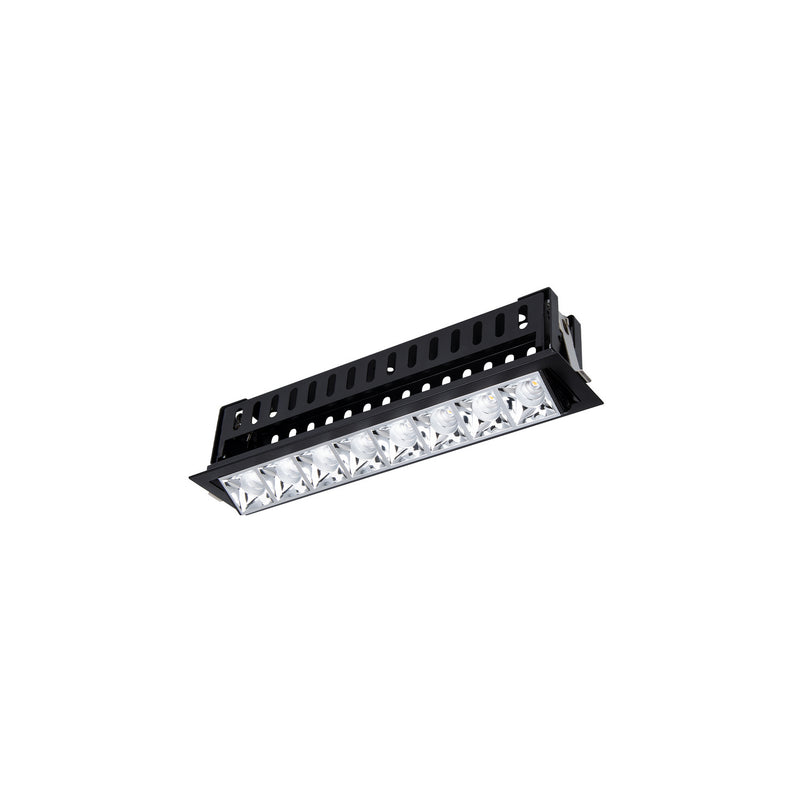 W.A.C. Lighting R1GAT08-N927-CHBK LED Adjustable Trim, Chrome/Black