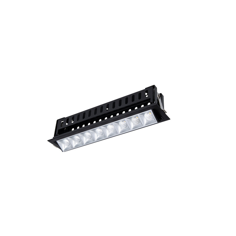 W.A.C. Lighting R1GAT08-N927-HZBK LED Adjustable Trim, Haze/Black