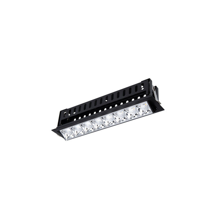 W.A.C. Lighting R1GAT08-N935-CHBK LED Adjustable Trim, Chrome/Black