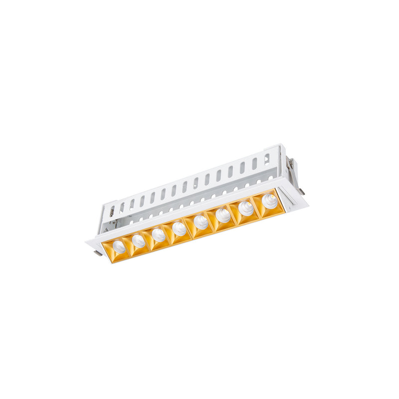W.A.C. Lighting R1GAT08-N940-GLWT LED Adjustable Trim, Gold/White